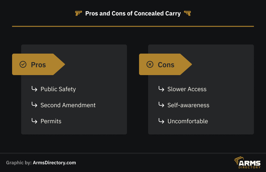 Pros and Cons of Concealed Carry